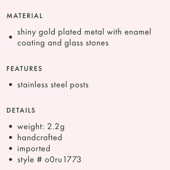 Kate Spade ♠️ NWT Gold Bird Stud Earrings - Picture 4 of 4